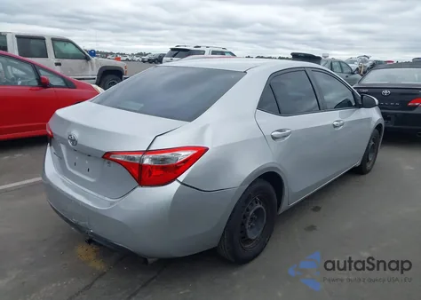 2014 Toyota Corolla L z USA, uszkodzony, nr VIN 2T1BURHE9EC066268